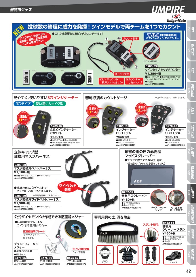 市場 ユニックス インジケーター 4カウントタイプ UNIX 野球用 審判用