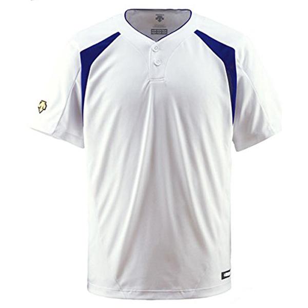 デサント(DESCENTE) ベースボールシャツ(2ボタン) (レギュラーシルエット) | SPORTS-DRECOME.COM ONLINE SHOP